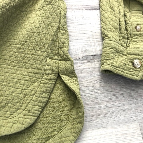 Madewell Sage Green Quilted Utility Jacket - Picture 4 of 6